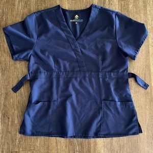 Ultra Soft Navy Scrub top